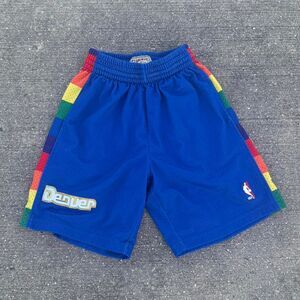 Mitchell & Ness Denver Nuggets Retro Color-Block Mesh Shorts